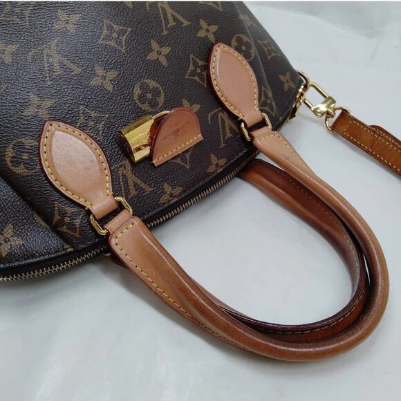 Louis Vuitton LV Hand Bag M44546 Riivoli MM Brown Monogram - Picture 6 of 8